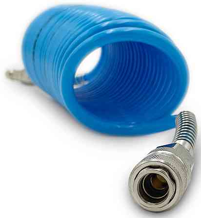 Шланг спиральный быстросъёмный 5,5x8мм L=5м полиуретановый AIRKRAFT AHC46-A Харьков