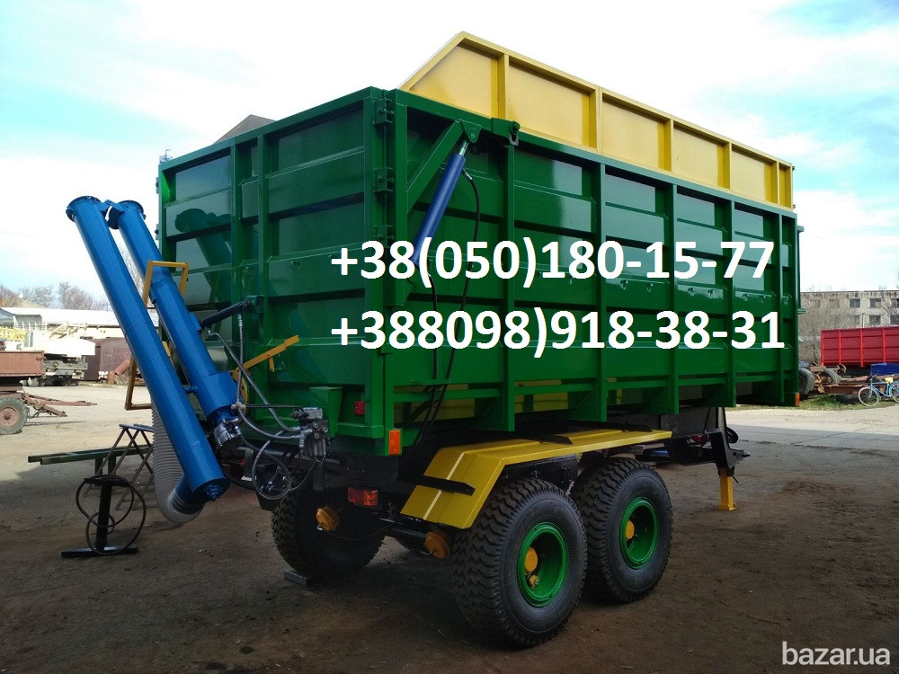 Прицеп на трактор МТЗ, ЮМЗ, тракторный самосвал зерновоз . Запорожье - изображение 1