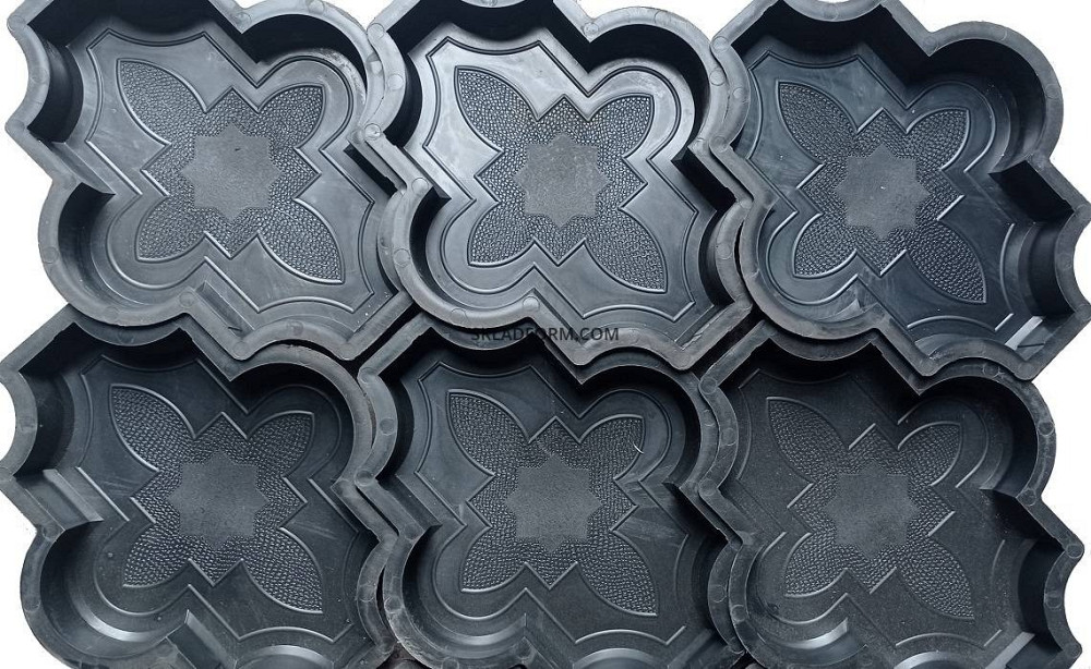 Формы для тротуарной плитки Клевер узорный 2,5 см Дніпро - зображення 7