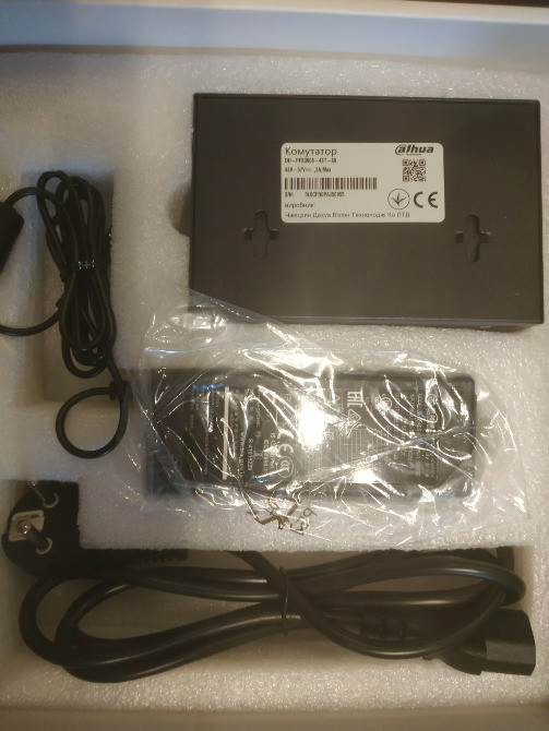 Комплект видеонаблюдения регистратор, коммутатор, 4 камеры Dahua Днепр - изображение 5