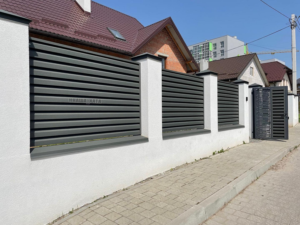 Сучасний паркан Жалюзі. Черновцы - изображение 8