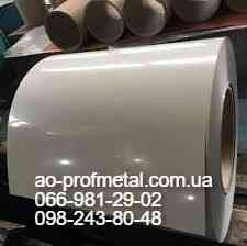 Оцинковка в рулоні товщиною 0,27 мм РАЛ 9003 глянець. Киев