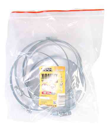 Хомут червячный MASTERTOOL German type W1 DIN 3017 9.0 мм Ø 100-120 мм 10 шт 20-1989 Харків