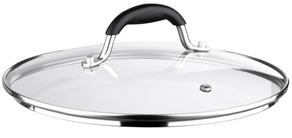 Кришка скляна з ручкою Ardesto Black Mars AR-0728-SL 28 см Київ - зображення 1