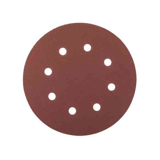 Круг шлифовальный на липучке MASTERTOOL 180 мм/8 отв P120 набор 5 шт 08-1812-H Харків