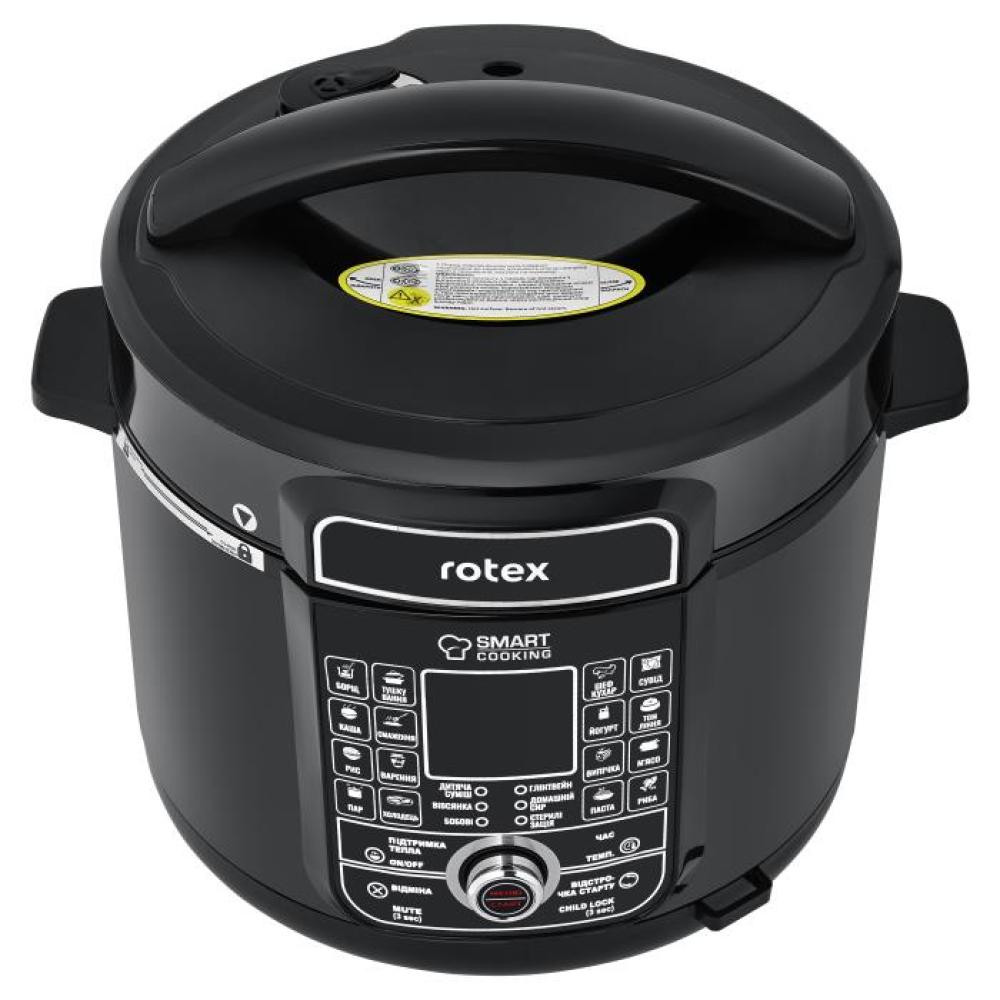 Мультиварка-скороварка Rotex REPC79-B 900 Вт черная Київ - зображення 6