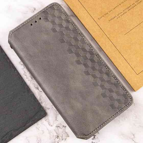 Кожаный чехол-книжка GETMAN Cubic (PU) для Xiaomi Redmi Note 14 4G (Europe version) Херсон