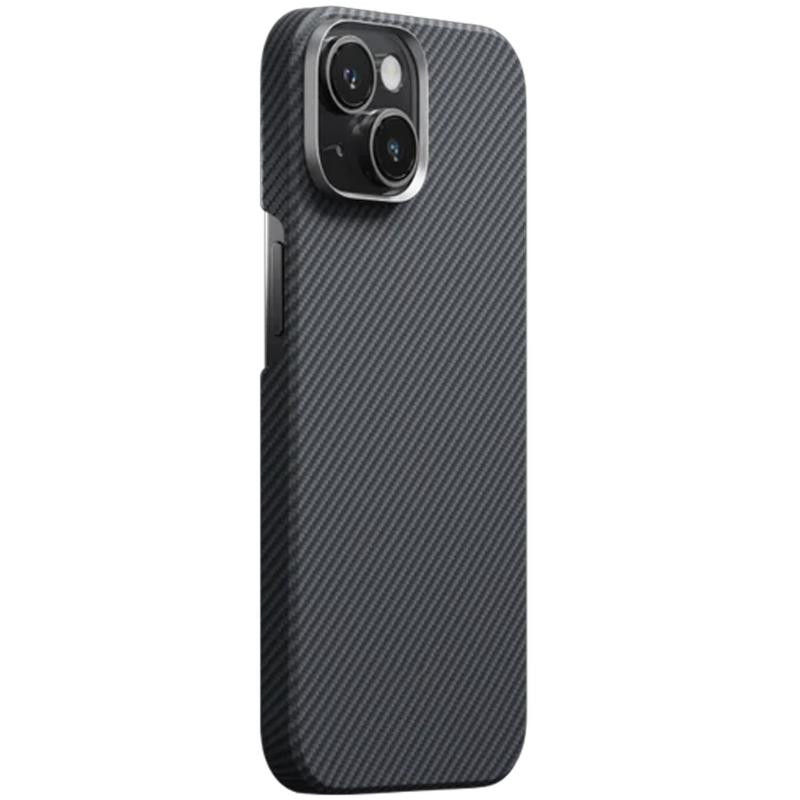 Чехол PC Carbon Protection Slim with MagSafe для Apple iPhone 15 (6.1") Херсон - зображення 1