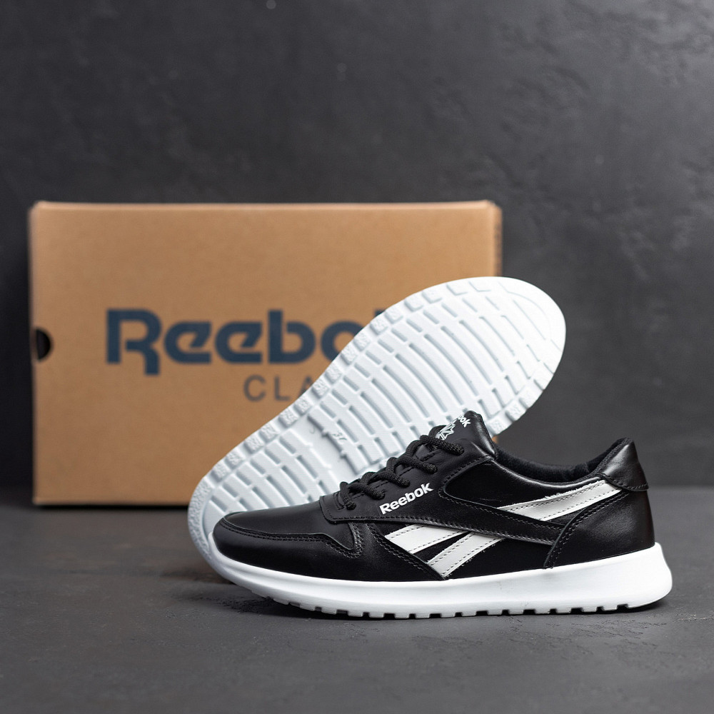 Підліткові шкіряні кросівки Classic Black Київ - зображення 12