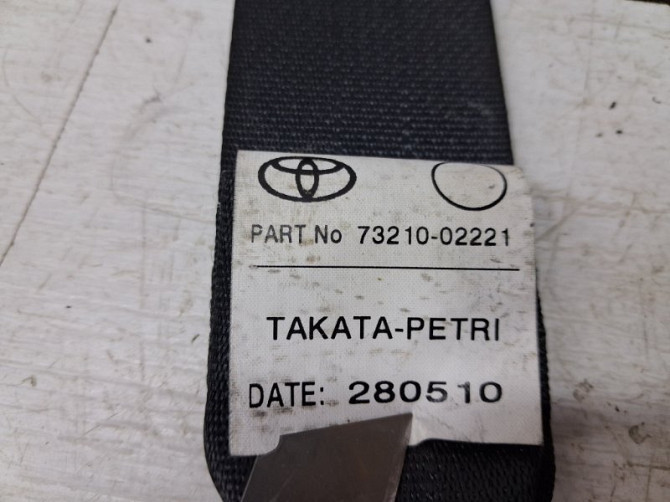 Ремень безопасности передний правый Toyota Auris E150 1.6 БЕНЗИН 1ZRFAE 2006 (б/у) Киев - изображение 4