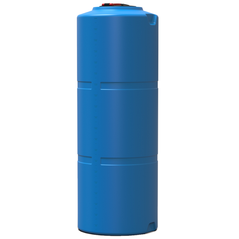 Емкость 2000 л узкая вертикальная крышка с клапаном синяя Киев - изображение 1
