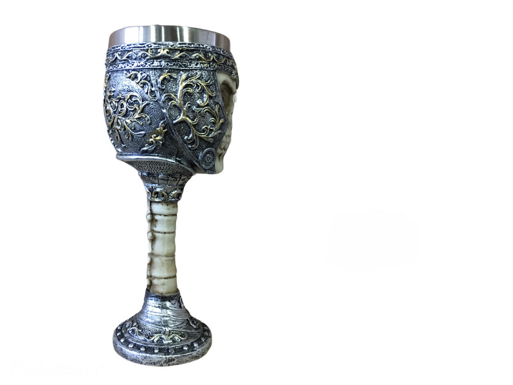 Бокал для Вина Череп Викинг в Шлеме Кубок Гота Подарок (код 00491) Киев - изображение 8