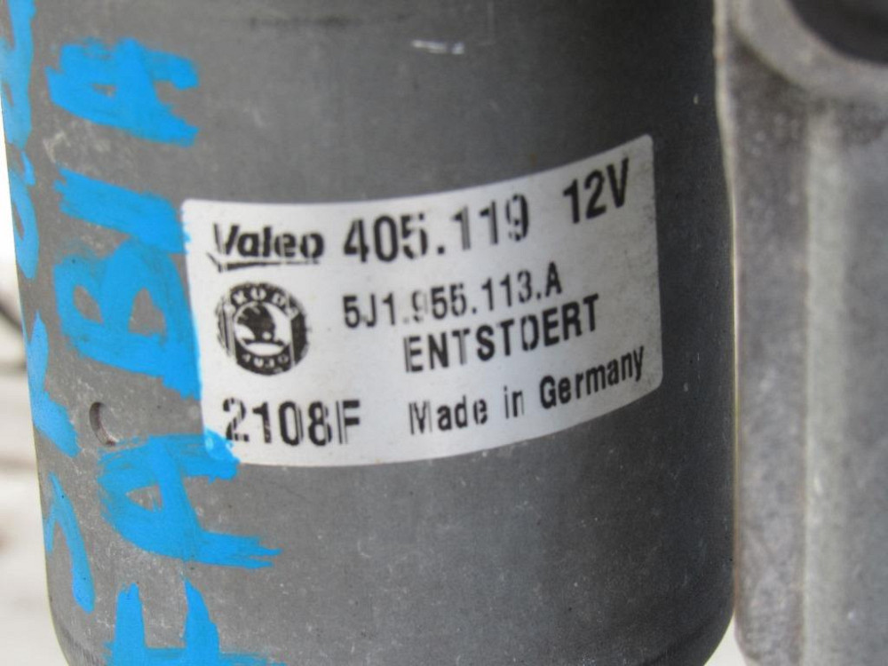 Трапеция дворников с моторчиком Skoda Fabia 2007-2014 Ковель - зображення 3