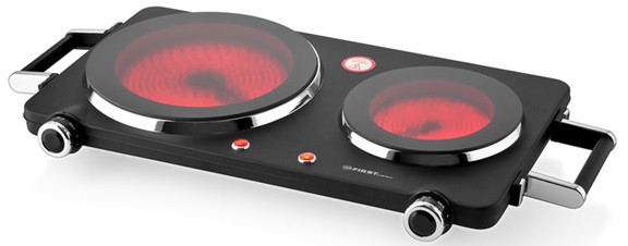 Электроплита First FA-5096-6 5000 Вт черная Київ - зображення 3