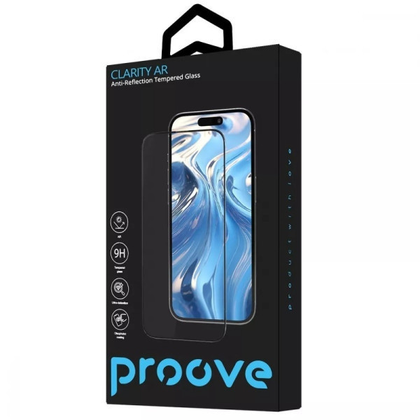 Захисне скло Proove Clarity AR для iPhone 17 Pro Black (PGCARI17P001) Харків - зображення 2