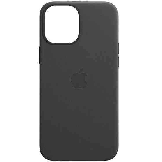 Кожаный чехол Leather Case (AAA) with MagSafe and Animation для Apple iPhone 12 Pro Max (6.7") Херсон