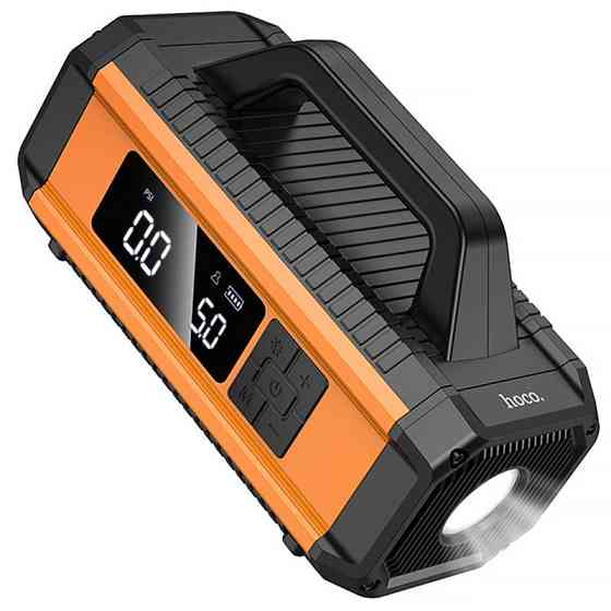 Пусковое устройство + насос для автомобиля Hoco QS4 Intelligent Starter and Air Pump 10000 mAh Херсон