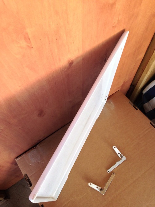 Верхня кришка для газової плити Beko FG5521 металева біла з кріпленням Киев - изображение 6