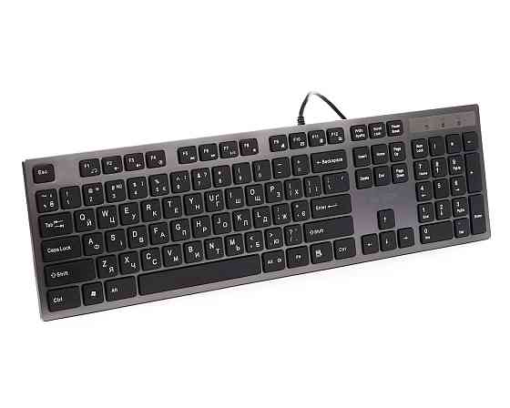 Клавиатура компьютерная проводная A4Tech KV-300HUSB(Grey+Black) серая с черным Київ