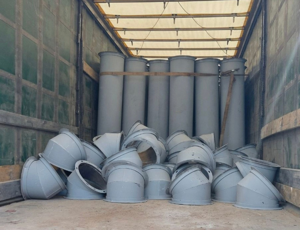 Самотечная труба зерновая 120мм, норийная труба , зернопровод , труба самотечного потока Київ - зображення 4