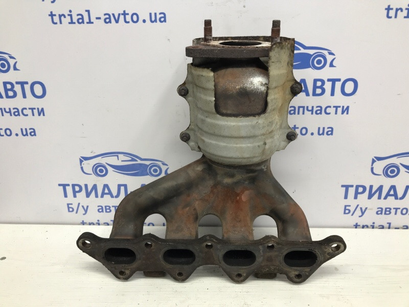 Коллектор выпускной с катализатором Mitsubishi Lancer 9 1.6 БЕНЗИН 4G18 2003 (б/у) Киев - изображение 4