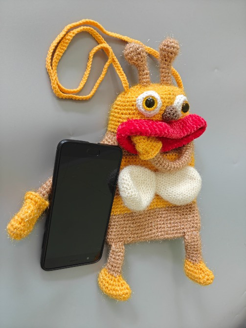 Сумочка чохол для смартфона бджілка дитяча ручна робота Нововолинськ - зображення 1