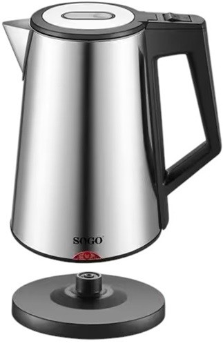Електрочайник SOGO SS-7705 1.7 л серебристый Київ - зображення 3