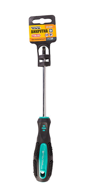 Отвёртка магнитная MASTERTOOL TORX TT30х125 мм ручка с TPR покрытием 49-0301 Харків - зображення 2