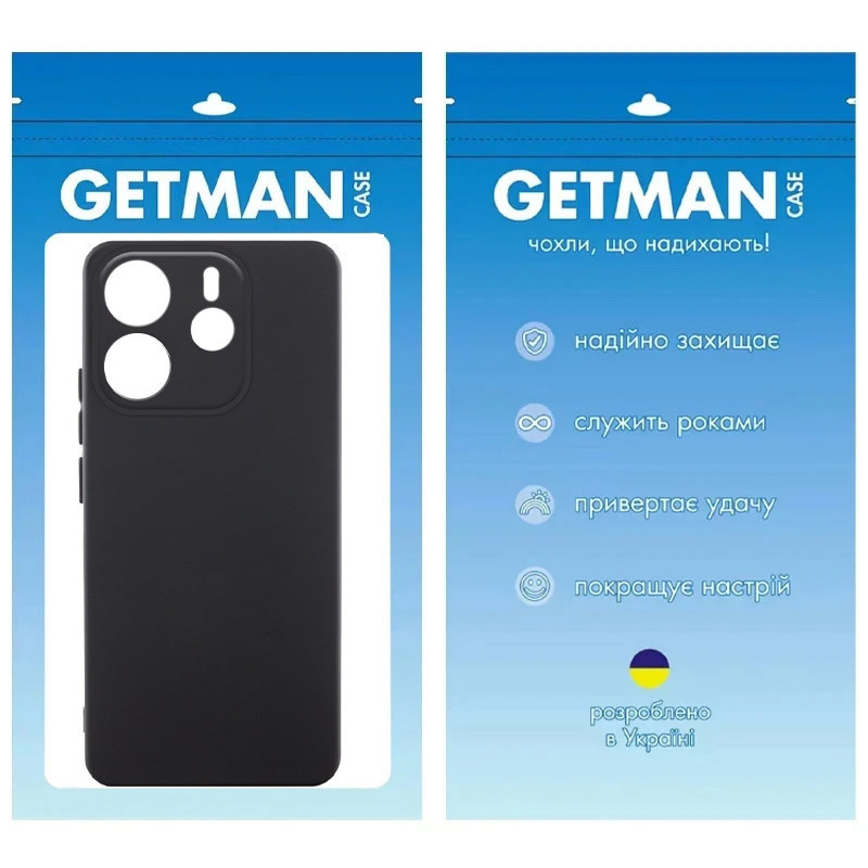 Чехол TPU GETMAN Liquid Silk Full Camera для Xiaomi Redmi Note 14 4G (Int. version) Херсон - зображення 2