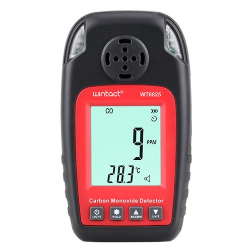 Газоанализатор СО + термометр (0-1000 ppm, 0-50°C) WINTACT WT8825 Харьков - изображение 1