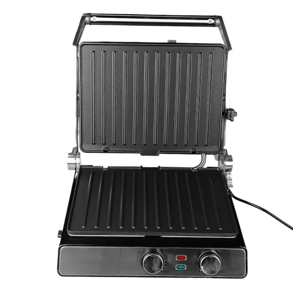 Гриль контактный Grunhelm G2010D 2200 Вт черный Киев - изображение 5