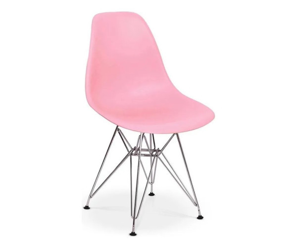 Стілець Тауер ніжки метал пластик рожевий Дніпро - зображення 1