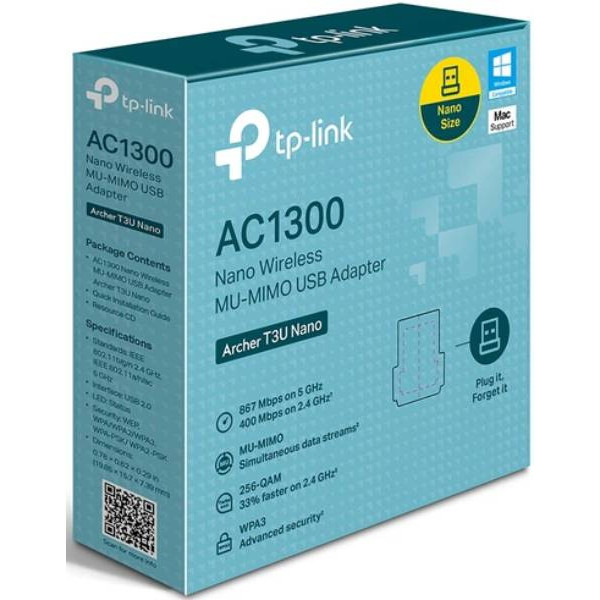Wi-fi адаптер TP-Link Archer T3U Nano Харків - зображення 2