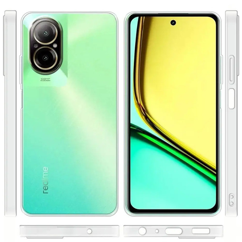 TPU чехол Epic Transparent 1,5mm Full Camera для Realme C67 4G Херсон - зображення 3