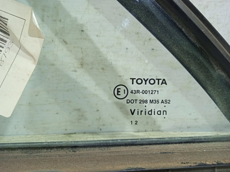 Стекло двери задней левой (форточка) Toyota Camry XV40 2006 (б/у) Київ - зображення 2