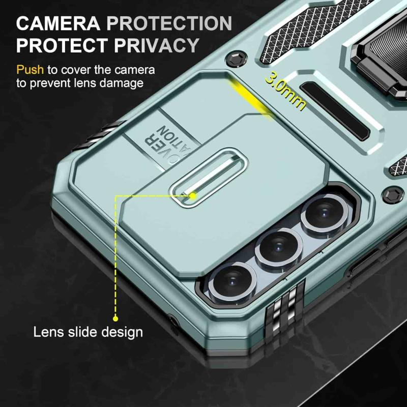 Ударопрочный чехол Camshield Army Ring для Samsung Galaxy A57 5G Херсон - зображення 4