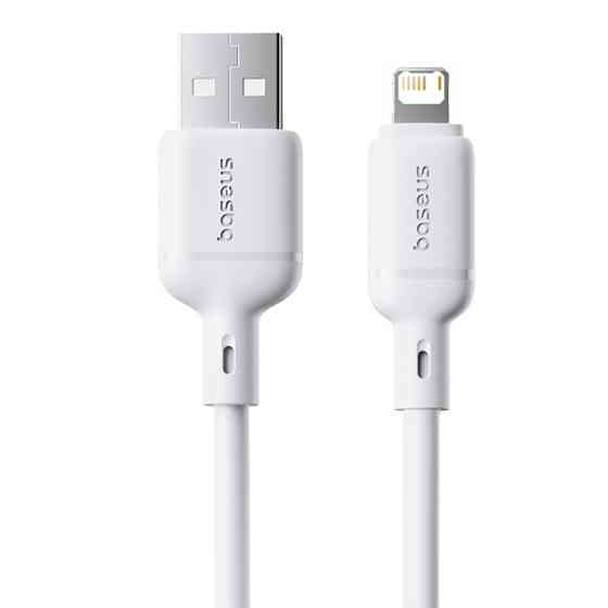 Дата кабель Baseus Silky Series OS Fast Charging USB to Lightning 2.4A (1m) (P1037770) Херсон