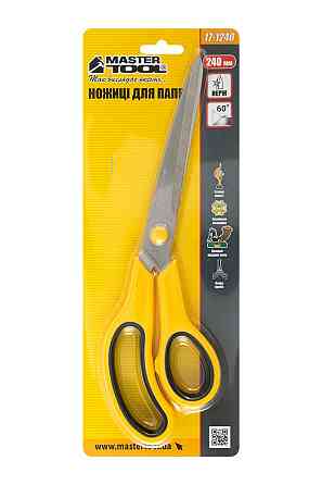 Ножницы для бумаги MASTERTOOL 240 мм 17-1240 Харків