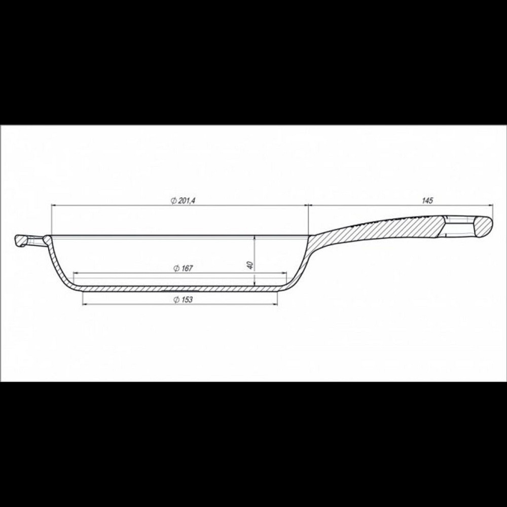 Сковорода чугунная Maysternya с крышкой 20 см Т2011С3 Одесса - изображение 12