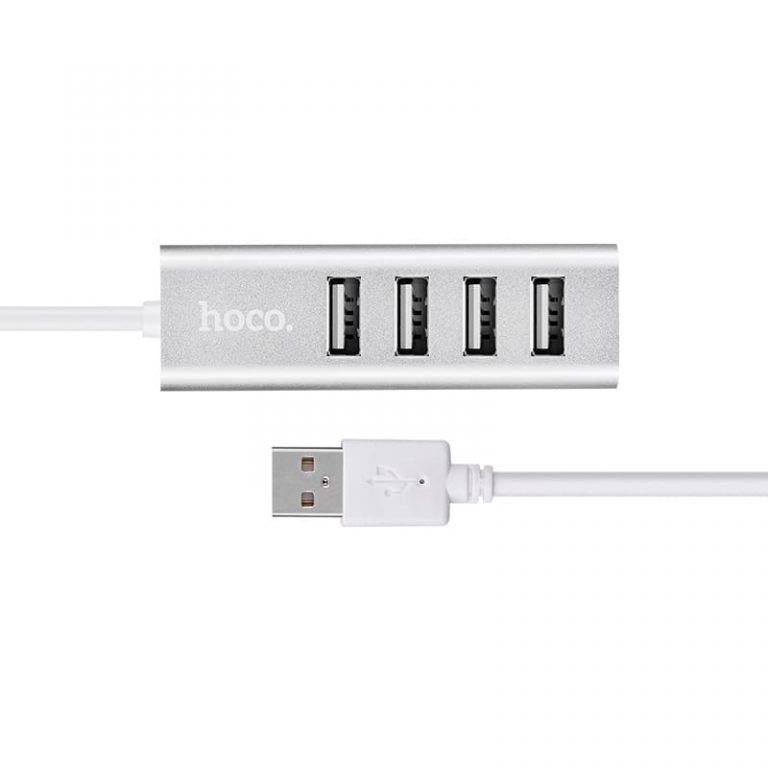 Переходник HUB Hoco HB1 USB to USB 2.0 (4 port) (1m) Херсон - зображення 1