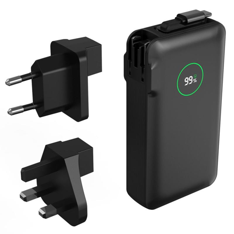 Портативное ЗУ Power Bank WIWU Wi-P049 22.5W+PD35W with cable 10000 mAh Херсон - зображення 10