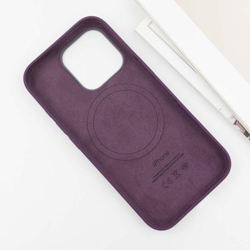 Чехол Silicone case (AAA) with Magsafe and Animation (button) для Apple iPhone 16 Pro Max (6.9") Херсон - изображение 5