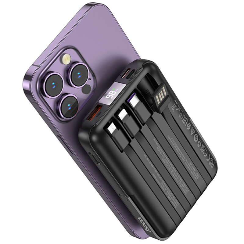 Портативное ЗУ Power Bank Hoco J135 Rico 22.5W+PD20W с БЗУ 10000 mAh Херсон - зображення 4