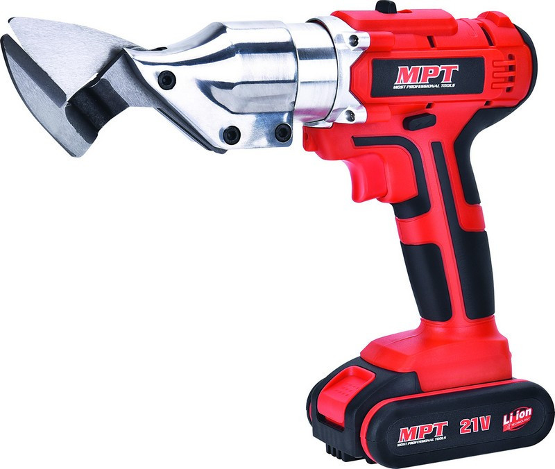 Ножницы аккумуляторные по металлу MPT 21 В Li-ion 1.5 Ач 2 скорости 0.1-1.5 мм сумка MCS2150.B1 Харків - зображення 1