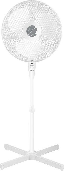 Вентилятор підлоговий ECG FS-40-a-White 50 Вт білий Київ - зображення 1