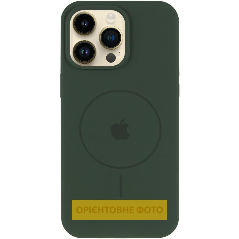 Чехол Silicone Case Full Protective (AA) V2 with MagSafe для Apple iPhone 16 (6.1") Херсон - зображення 2