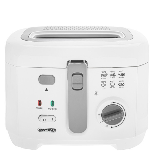 Фритюрница Mesko MS 4908 gray 1800 Вт серая Київ - зображення 3