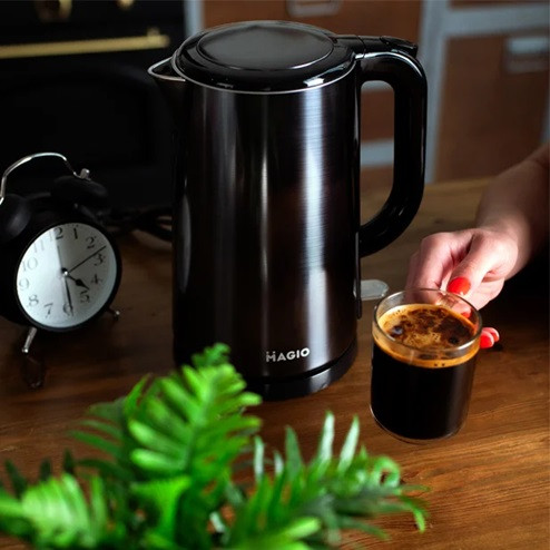 Электрочайник Magio MG-492 1.7 л графитовый Київ - зображення 2