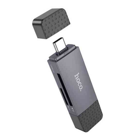 Кардрідер Hoco HB45 Spirit 2-in-1 USB/Type-C 2.0 Black Харків