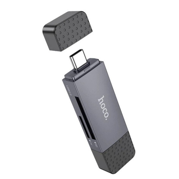 Кардрідер Hoco HB45 Spirit 2-in-1 USB/Type-C 2.0 Black Харків - зображення 2
